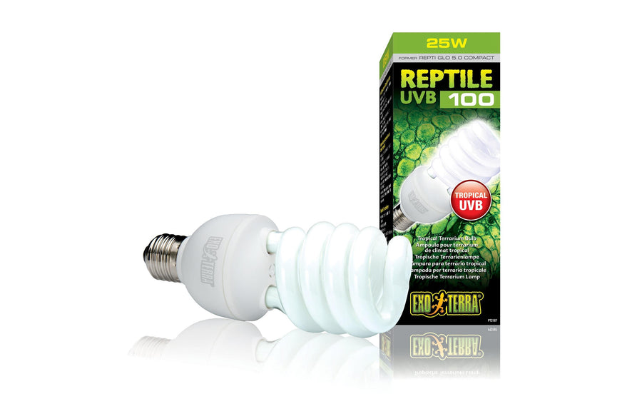 Exo Terra Terrarienlampe Reptile UVB100 E27, 25W, 19.4 cm