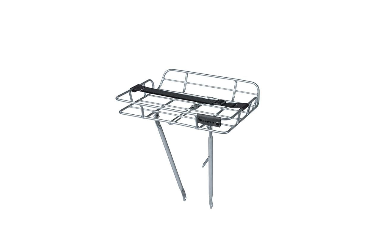 BASIL Gepäckträger Portland Front Carrier High Silber