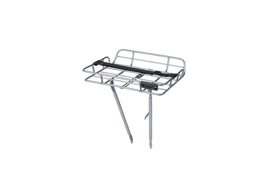BASIL Gepäckträger Portland Front Carrier High Silber