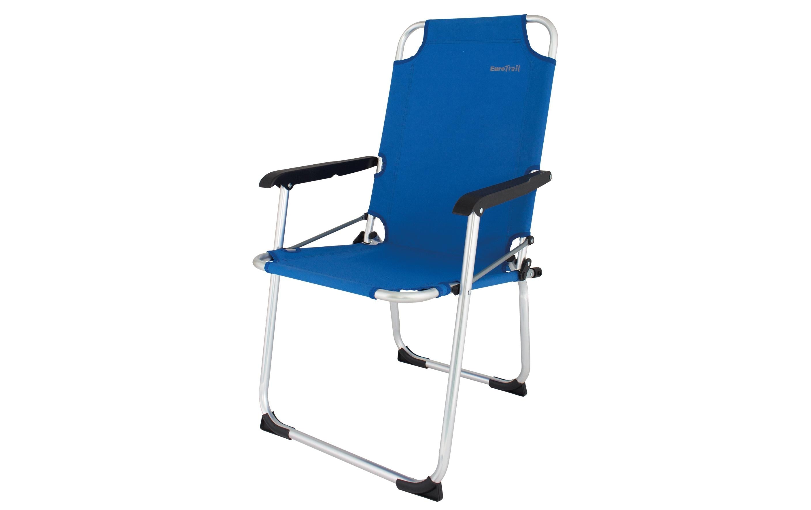Eurotrail Campingstuhl Moita Blau Polyester Stahlrahmen Garten & Outdoor > Gartenmöbel > Gartenstühle Eurotrail