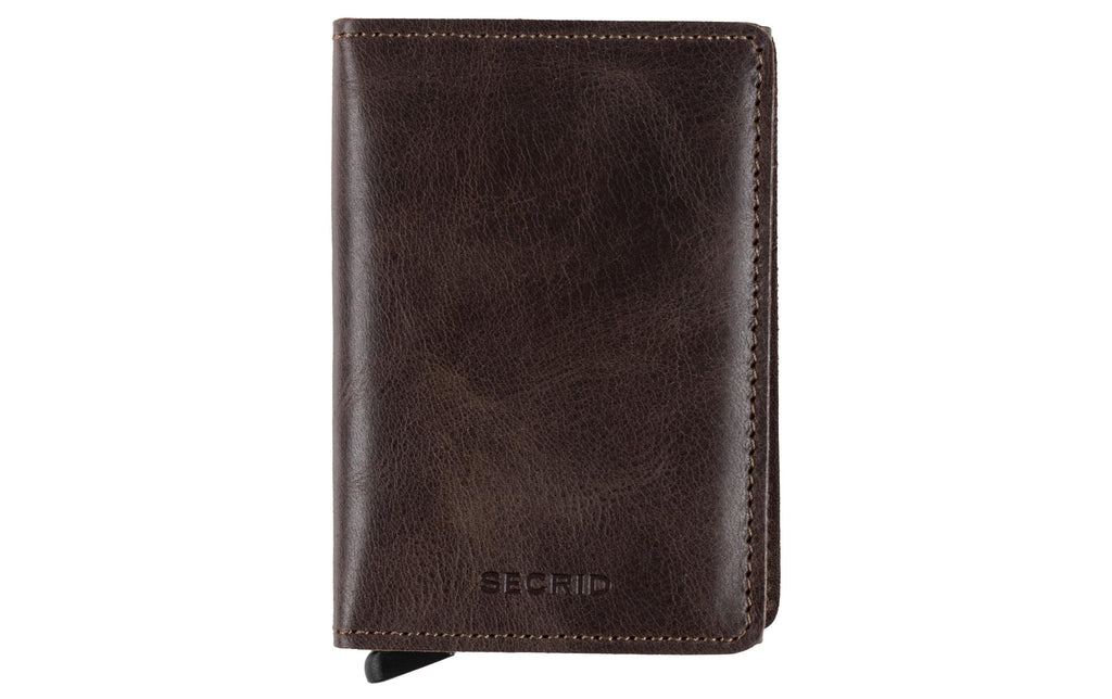SECRID Portemonnaie Slimwallet Vintage Chocolate