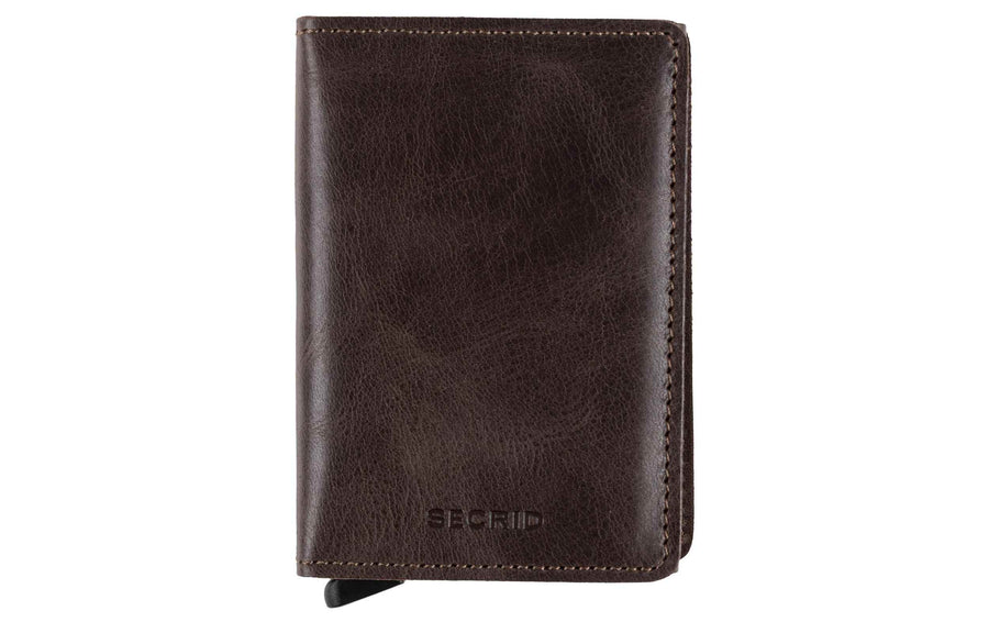 SECRID Portemonnaie Slimwallet Vintage Chocolate