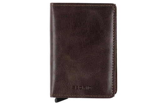 SECRID Portemonnaie Slimwallet Vintage Chocolate