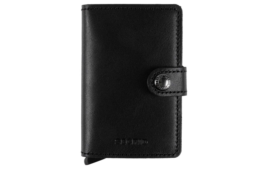 SECRID Portemonnaie Miniwallet Vintage Schwarz