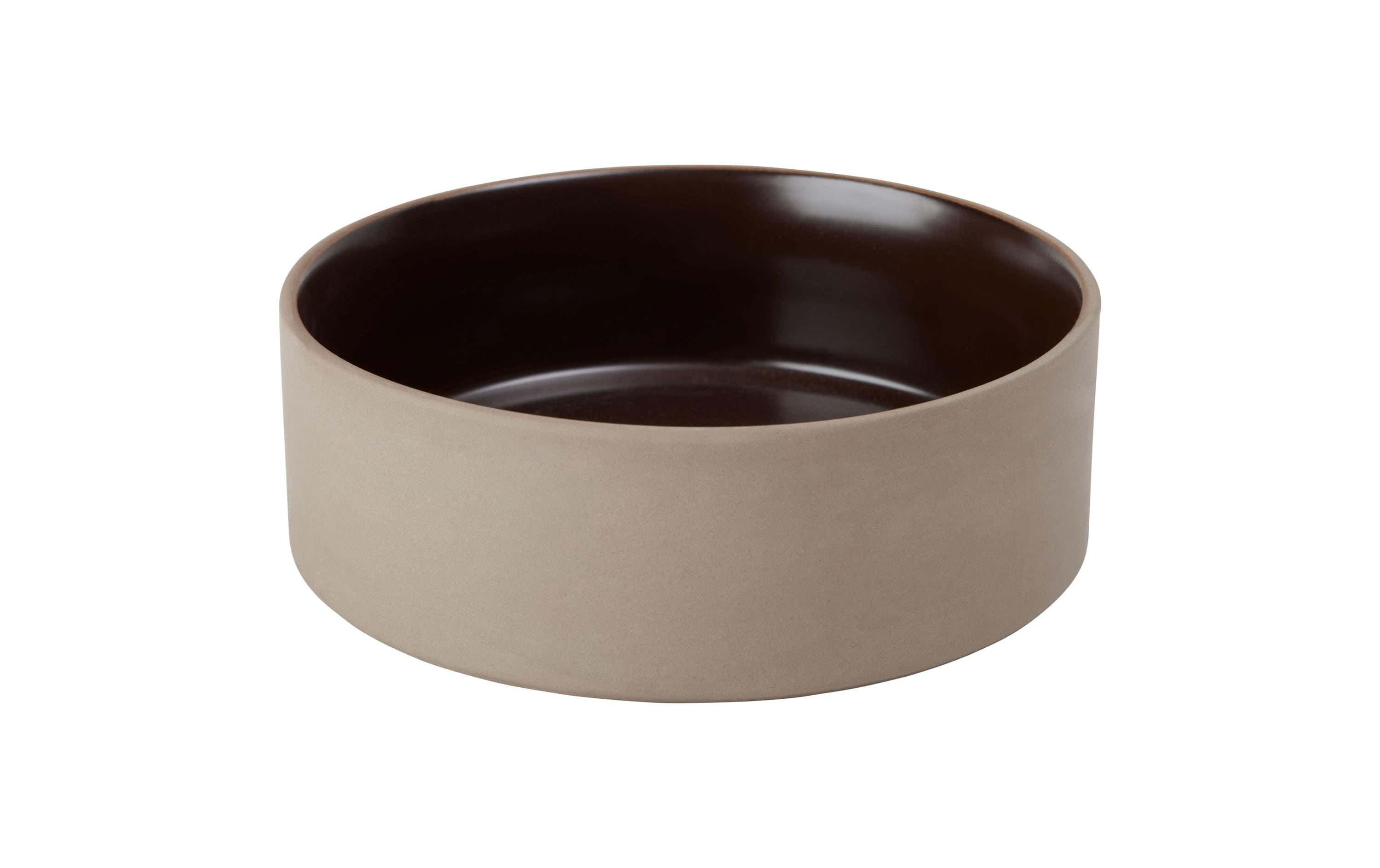 OYOY Keramiknapf Sia L, Ø 19.5 x H 6.5 cm, Choko