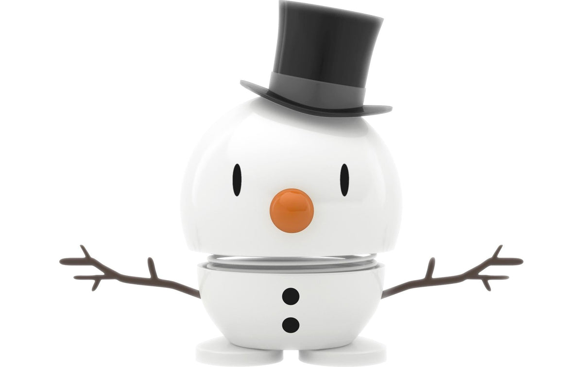 Hoptimist Aufsteller Bumble Schneemann S 7.8 cm, Weiss
