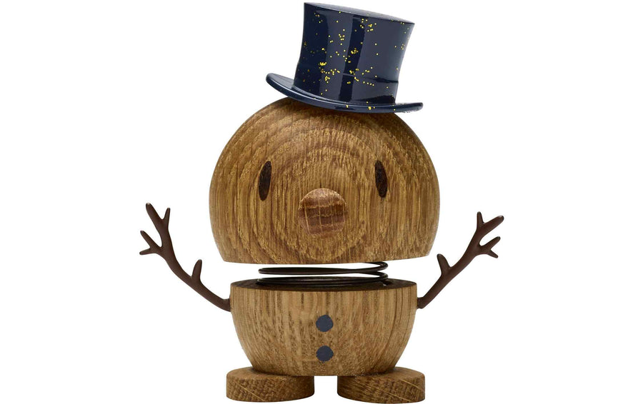 Weihnachtsdekoration Aufsteller Bumble Schneemann Eichenholz