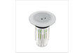 Abfluss-Fee LED-Abflussstopfen Weiss/Chrom mit Duftstein
