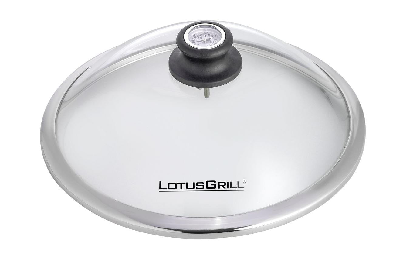 LotusGrill Glashaube Edelstahl Glas transparent 29,6 cm Grills & Feuerstellen LotusGrill