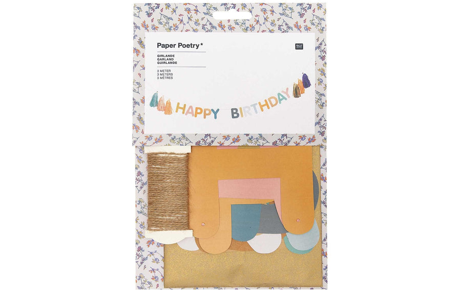 Rico Design Girlande Happy Birthday