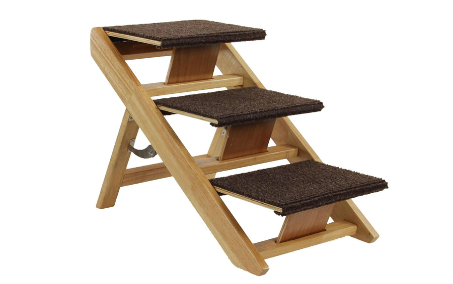 Swisspet Hundetreppe Senti Holz Natur 60x34x40 cm Sport & Freizeit > Freizeit > Zubehör SwissPet