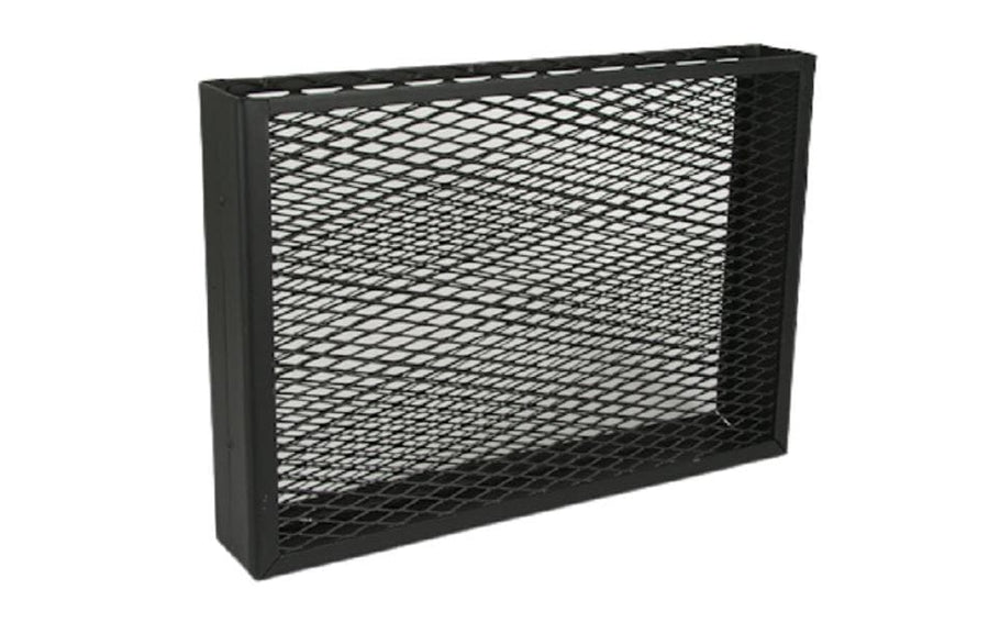 Nouvel Glutkorb aus Eisen, 50 x 8 x 35 cm, Schwarz Grills & Feuerstellen Nouvel