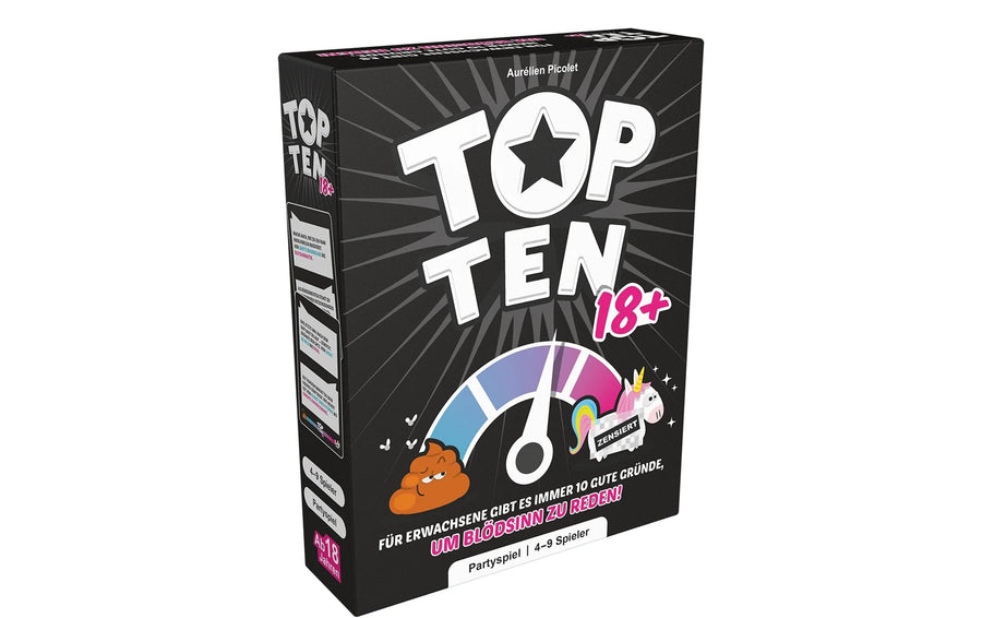 Asmodée Partyspiel Top Ten 18+