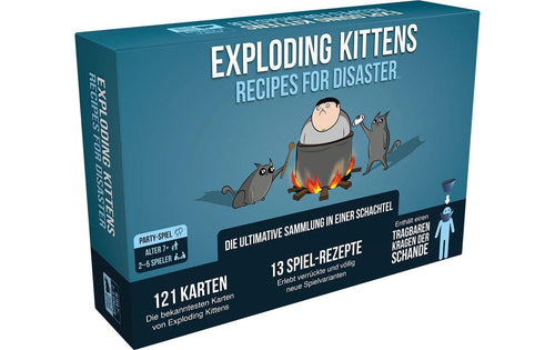 Asmodée Partyspiel Exploding Kittens: Recipes for Disaster