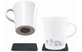 Silwy Porzellan Magnet-Henkel-Tassen Set Camping
