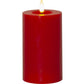 Star Trading LED-Kerze Pillar Flamme Flow, 17.5 cm, Rot