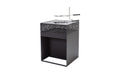 Feu du Jardin Feuerstelle Edelstahl Schwarz 100 cm Grills & Feuerstellen FEU DU JARDIN
