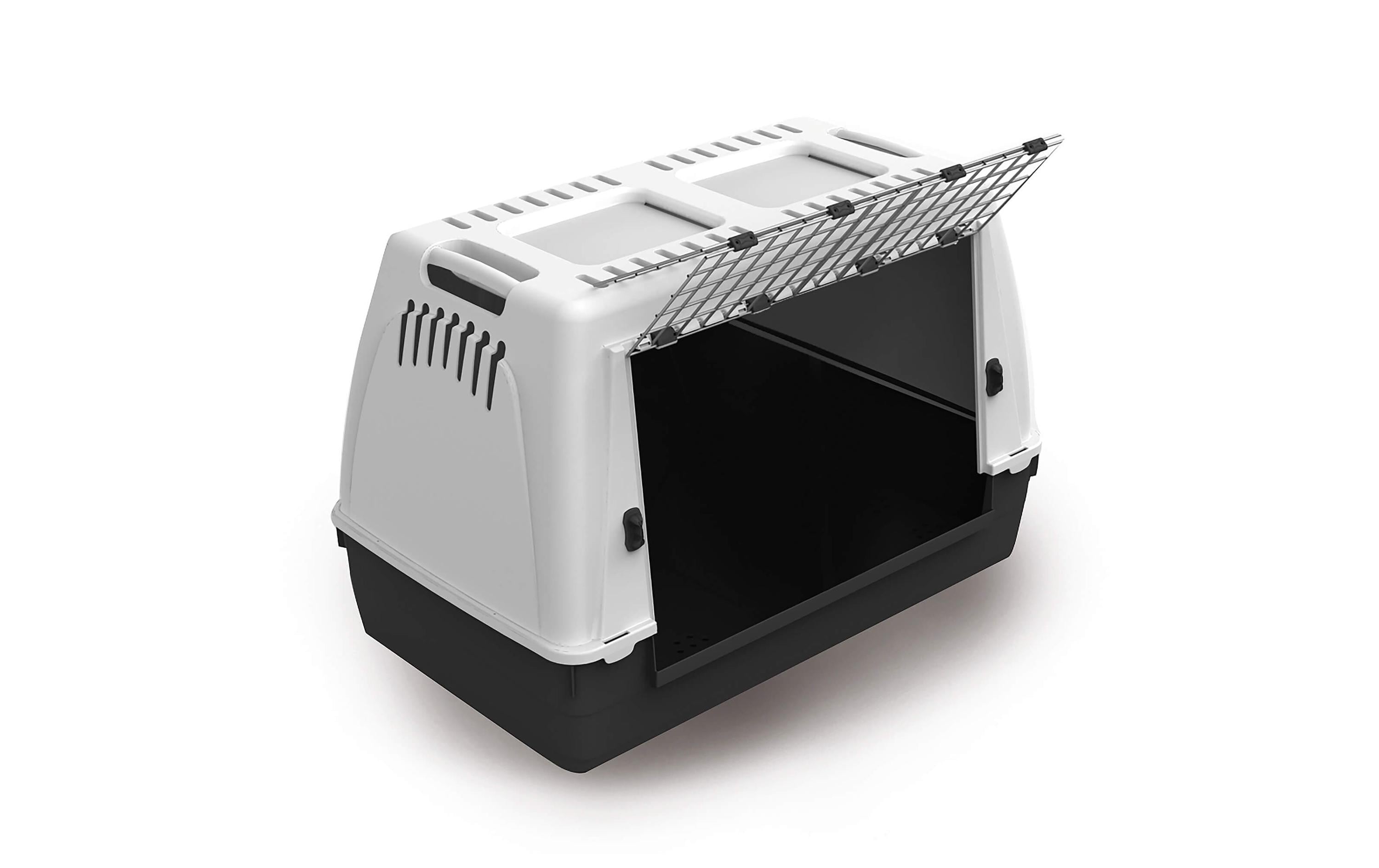MP Bergamo Transportbox Kunststoff für Hunde 100 x 60 x 65 cm Sport & Freizeit > Freizeit > Zubehör MP Bergamo