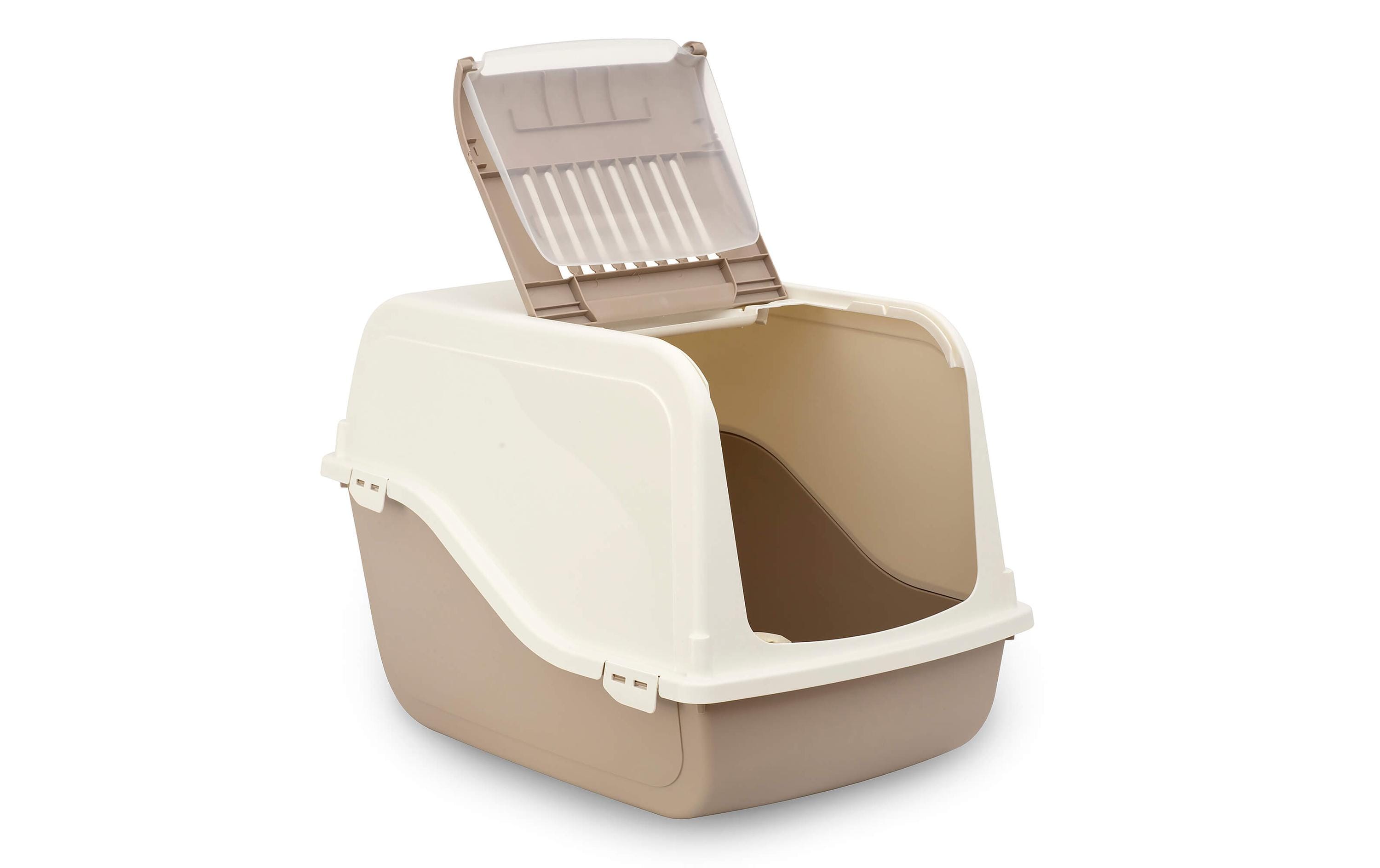 MP Bergamo Katzentoilette Ariel Top Free 57 x 39 x 38 cm, Weiss