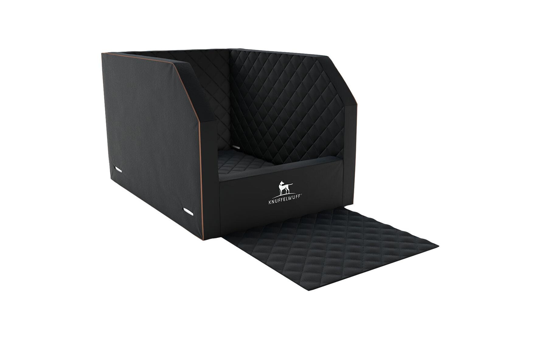 Knuffelwuff Autositz Cargo strapazierfähiger Stoff Schwarz 60x50x50 cm Sport & Freizeit > Freizeit > Zubehör Knuffelwuff