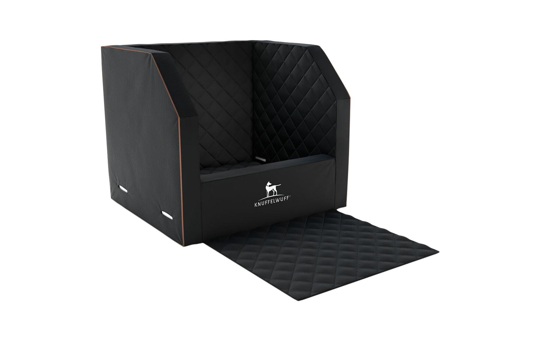 Knuffelwuff Autositz Cargo Schwarz aus hochwertigem Stoff 45x45x30 cm Sport & Freizeit > Freizeit > Zubehör Knuffelwuff