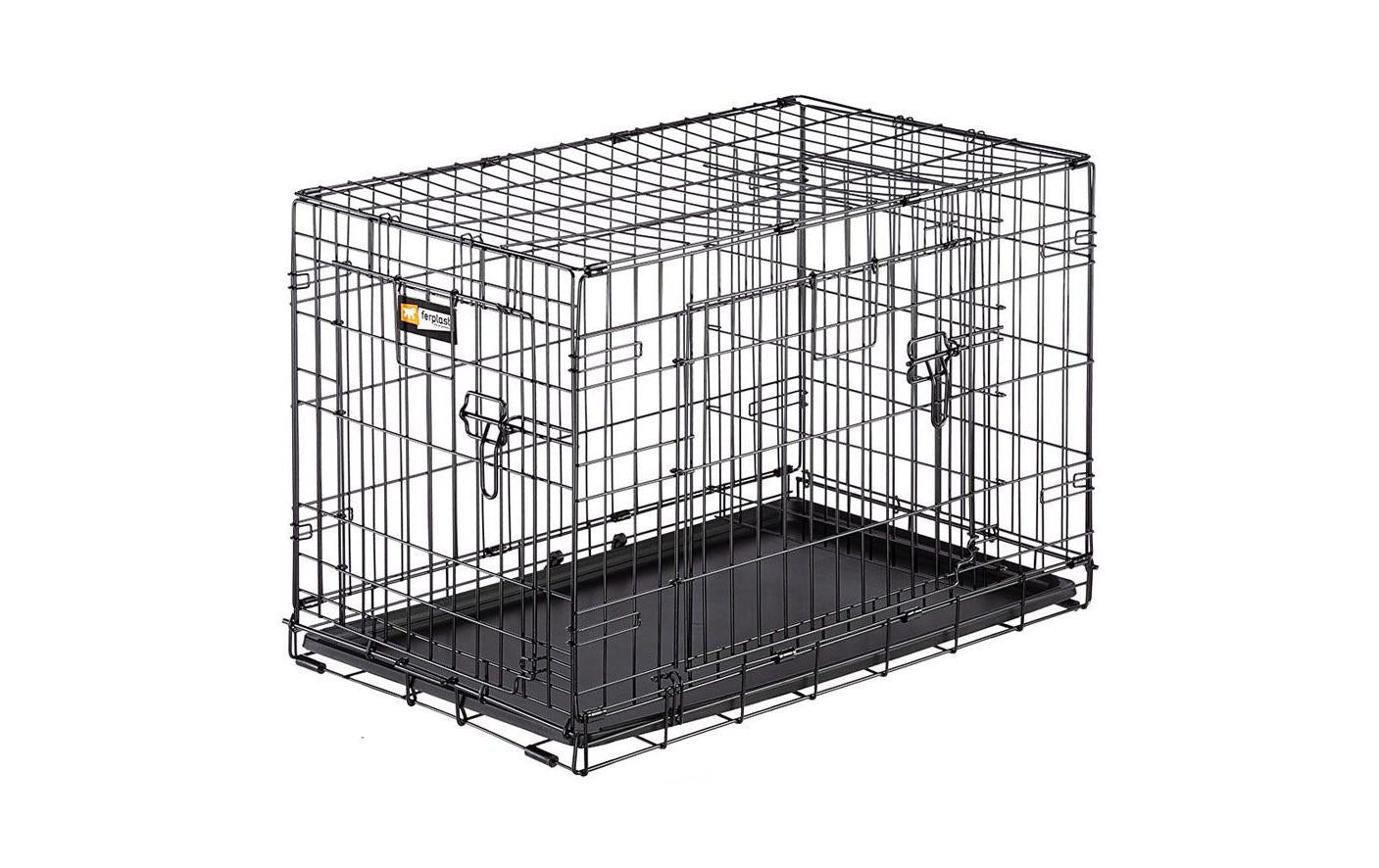 Ferplast Dog-Inn 75 faltbare Metallbox Silber 75x52x62 cm Sport & Freizeit > Freizeit > Zubehör ferplast