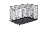 Ferplast Dog-Inn-90 Hundetransportbox aus schwarzem Metall mit herausnehmbarer Bodenschale