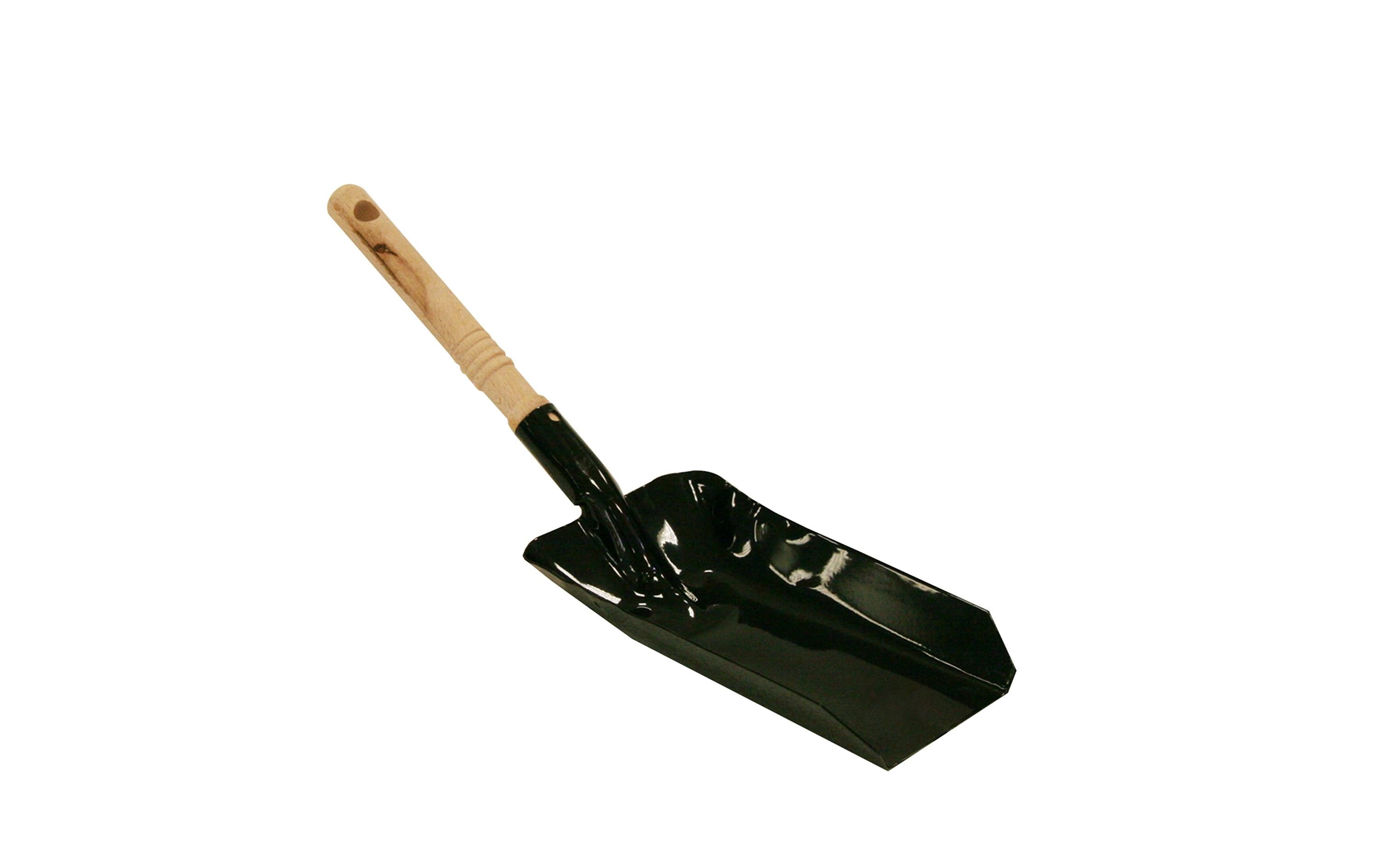Kohlelöffel Kaminbesteck Schwarz für Außenanwendung 38 cm Garteneinrichtung Kamino