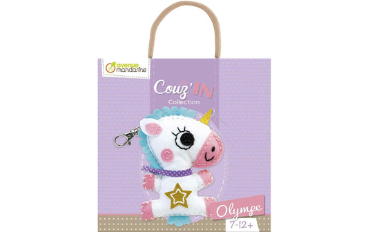 Avenue Mandarine Bastelset Mini Kuscheltier Couz'In Einhorn