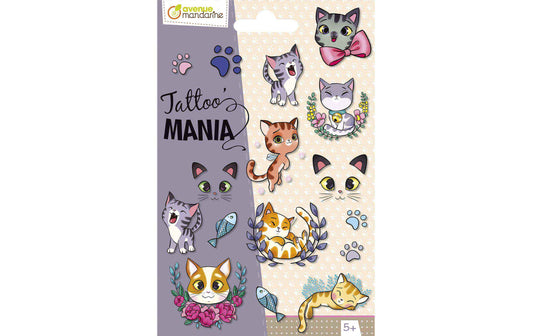 Avenue Mandarine Tattoo Set Tattoo Mania Katzen