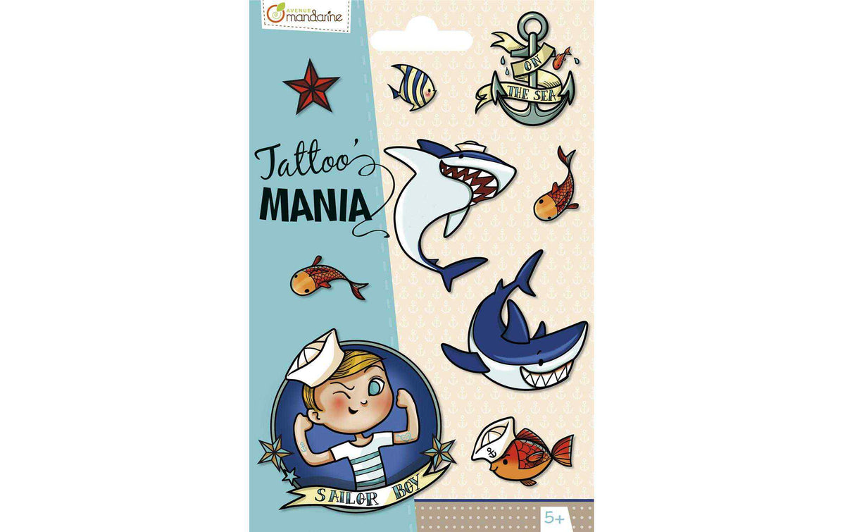 Avenue Mandarine Tattoo Set Tattoo Mania Marine