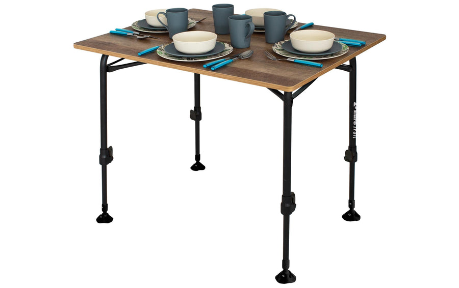 Eurotrail Campingtisch Rochefort L Holz-Composite Natur Garten & Outdoor > Gartenmöbel > Gartentische Eurotrail