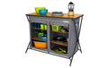 Eurotrail Campingschrank grau Polyester leicht und tragbar 80x40x90 cm Sport & Freizeit > Camping > Camping Zubehör Eurotrail