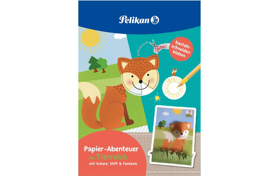 Pelikan Bastelbuch Tiere 32 Seiten, FSC