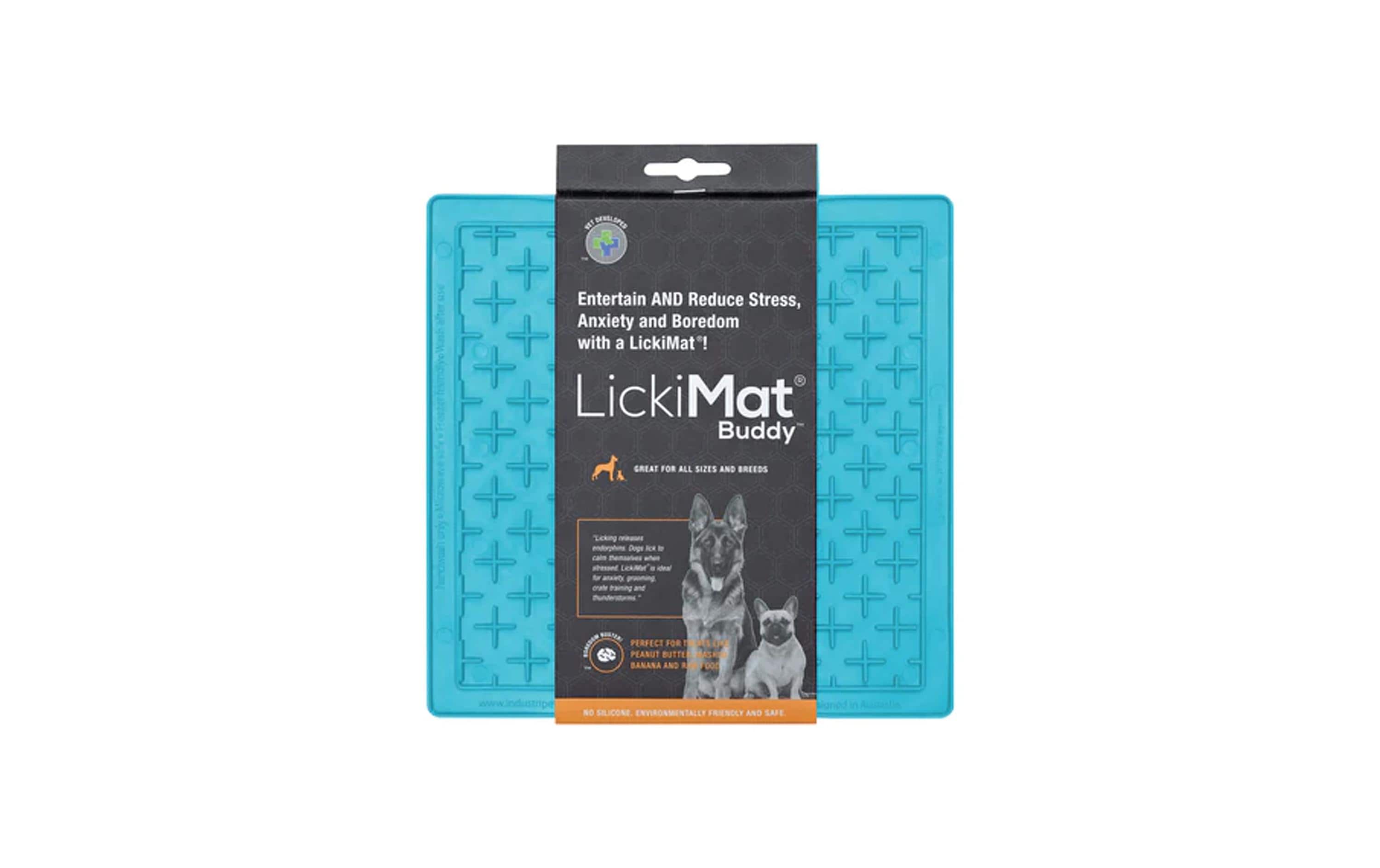 LickiMat Futtermatte Buddy 20 x 20 cm, Türkis