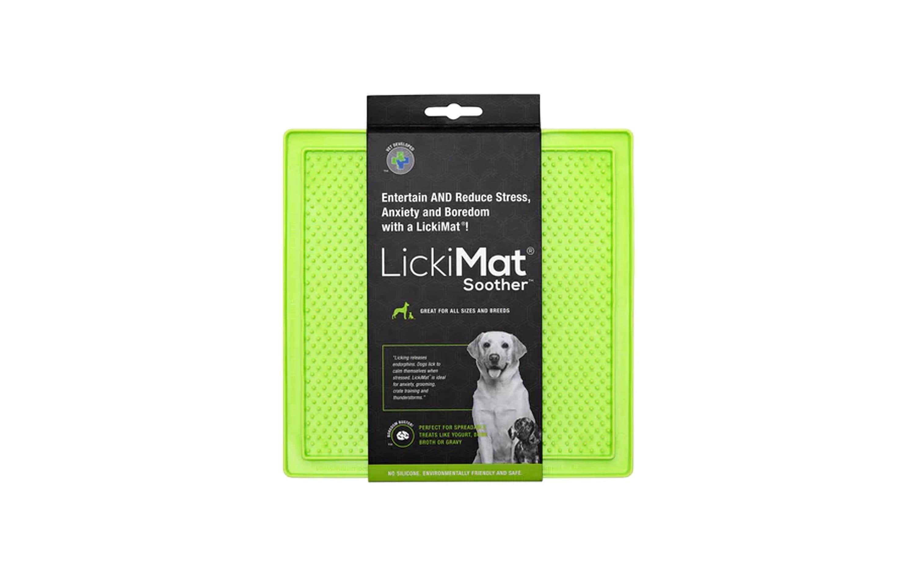 LickiMat Futtermatte Soother 20 x 20 cm, Grün