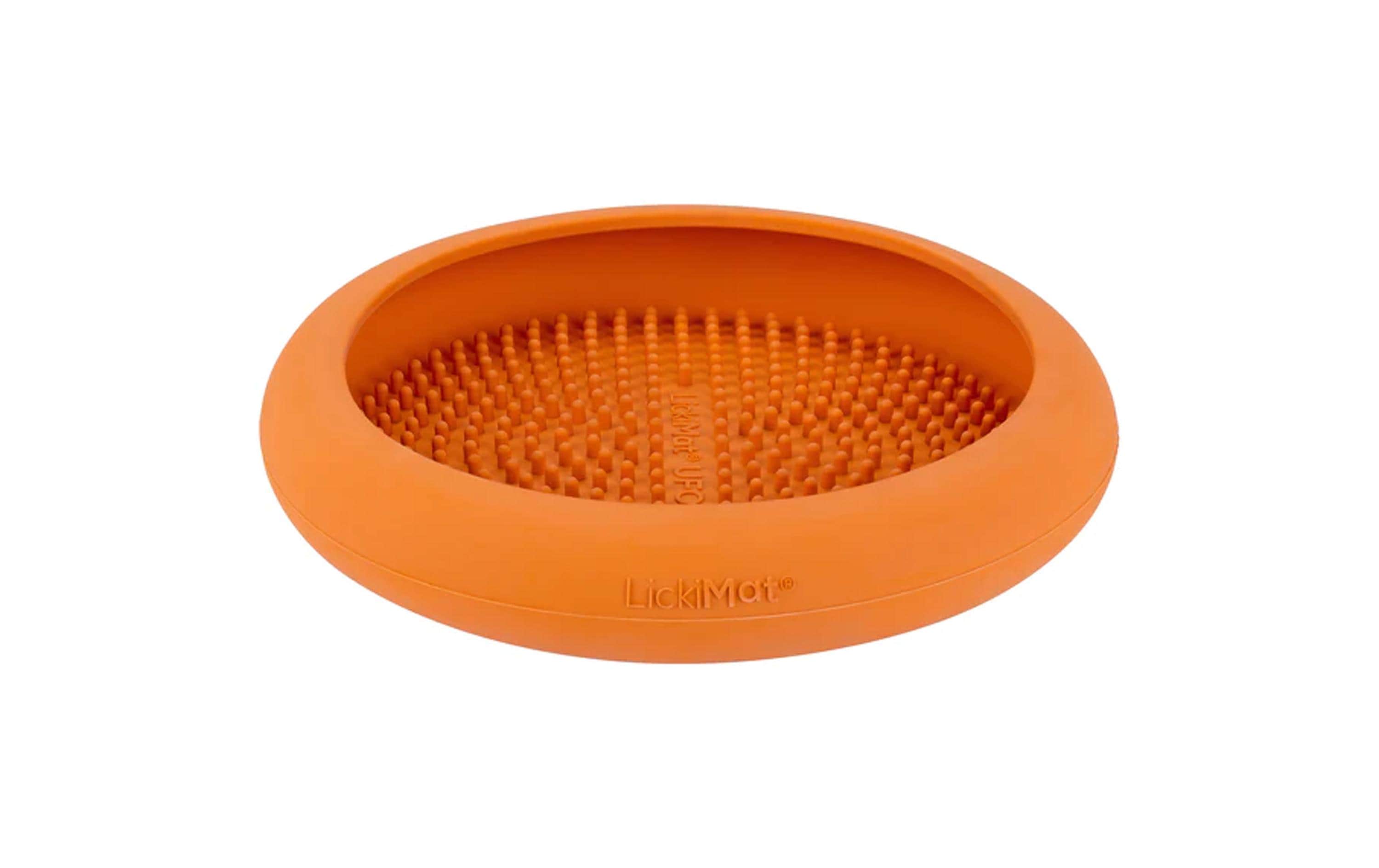 LickiMat Futtermatte UFO ø 18 cm, Orange