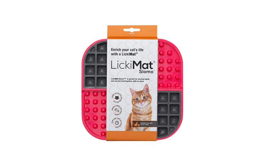 LickiMat Slomo 20 x 20 cm, Pink
