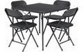 Outwell Picknicktisch-Set Aluminium mit 4 Klappstühlen Blau Garten & Outdoor > Gartenmöbel > Gartentische Outwell