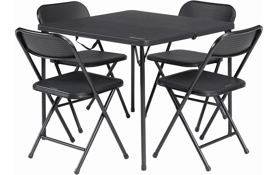 Outwell Picknicktisch-Set Aluminium mit 4 Klappstühlen Blau Garten & Outdoor > Gartenmöbel > Gartentische Outwell