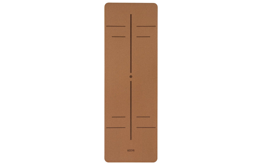 KOOR Yogamatte Kork Pro 183 x 61 x 0.6 cm