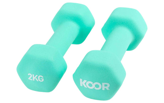 KOOR Kurzhantel-Set 2 kg in Mint