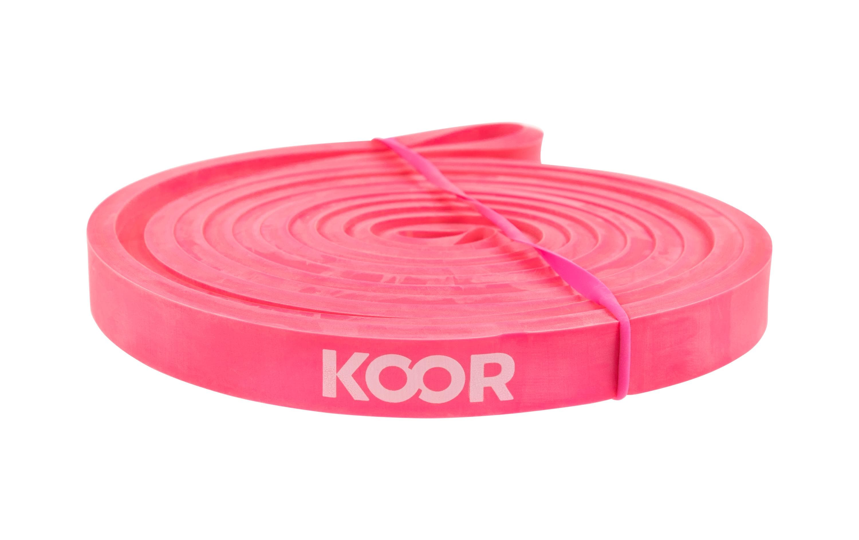 KOOR Fitnessband pink – leichtes Trainingsband aus hochwertigem Material Sport & Freizeit > Fitness > Zubehör KOOR
