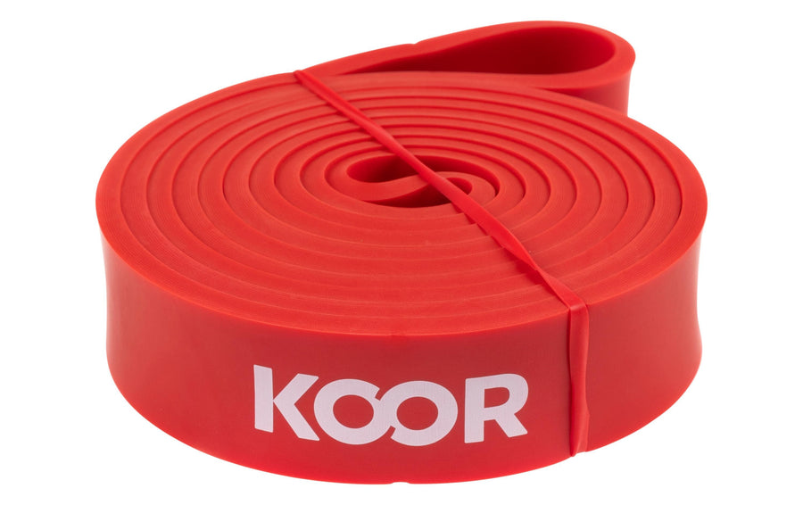 KOOR Fitnessband - Widerstandsband aus Gummi in Rot, 1,5 m Sport & Freizeit > Fitness > Zubehör KOOR
