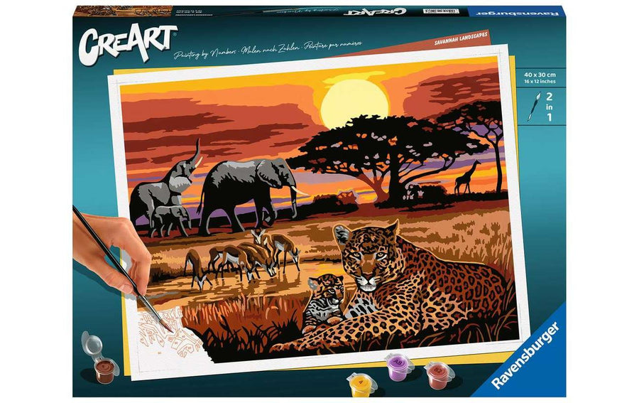 Ravensburger Malen nach Zahlen CreArt: Savannah Landscapes
