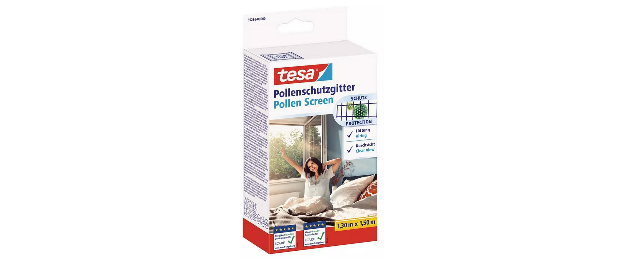 Tesa Fliegengitter Anthrazit Schutz vor Insekten 130x150 cm Set Garteneinrichtung tesa