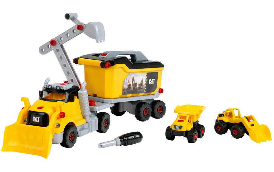Klein-Toys Caterpillar Schraubtruck 4-in-1