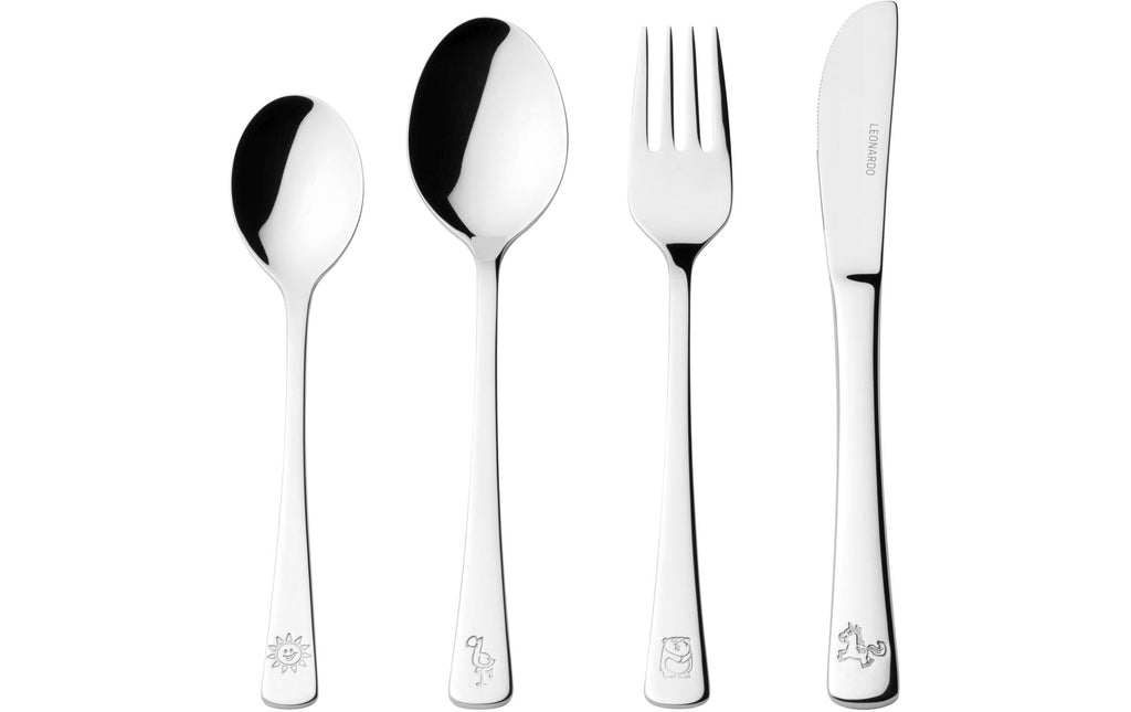 LEONARDO Kinderbesteckset Bambini 4-teilig
