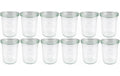 Weck, Einmachglas 160 ml, 12 Stück mit Deckel