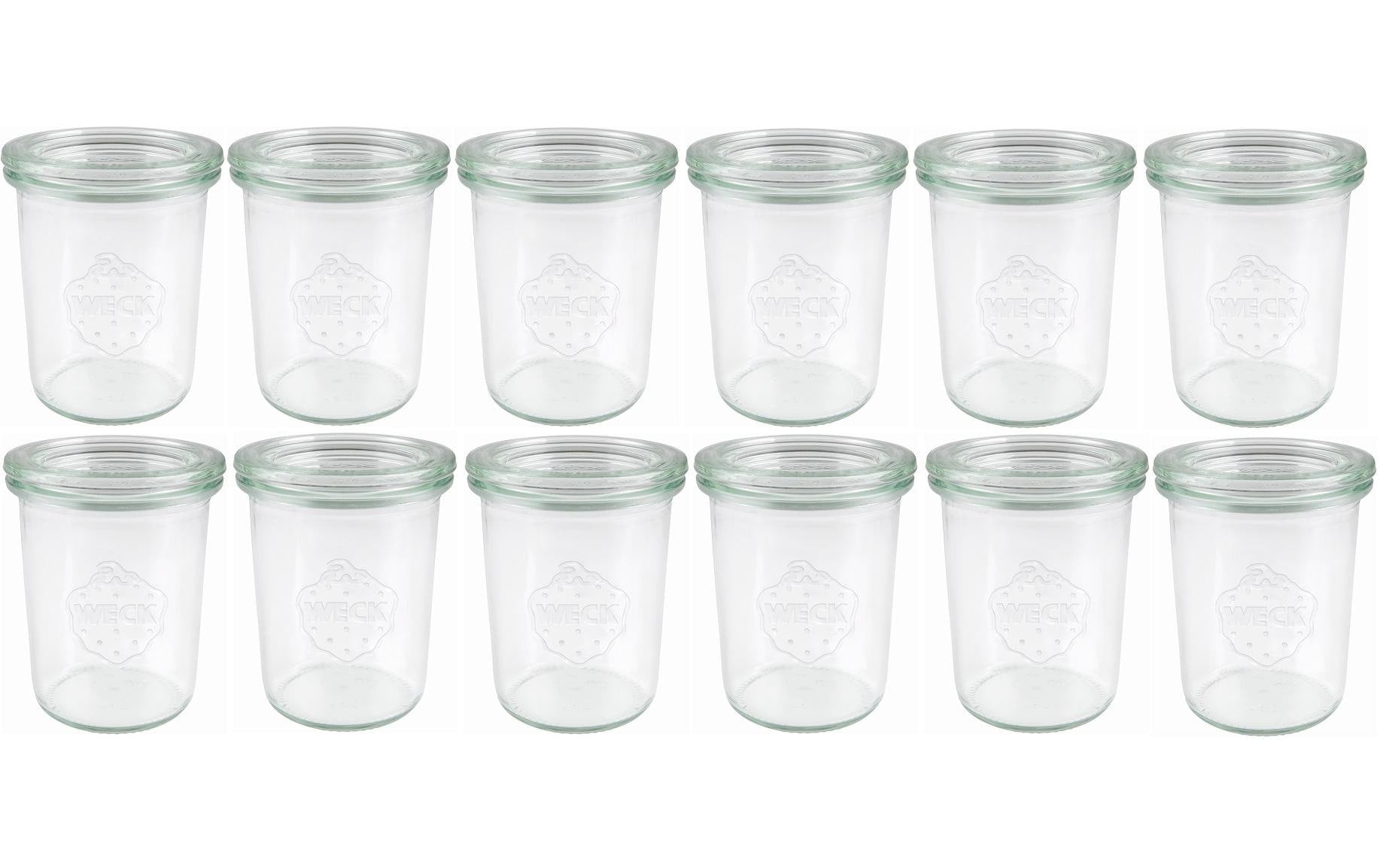 Weck, Einmachglas 160 ml, 12 Stück mit Deckel